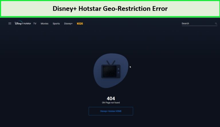  Erreur de géoréférence Disney Plus Hotstar en France 