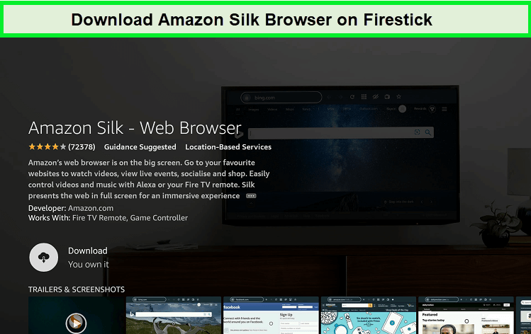  Instalar el navegador Amazon Silk en Firestick. in - Espana 