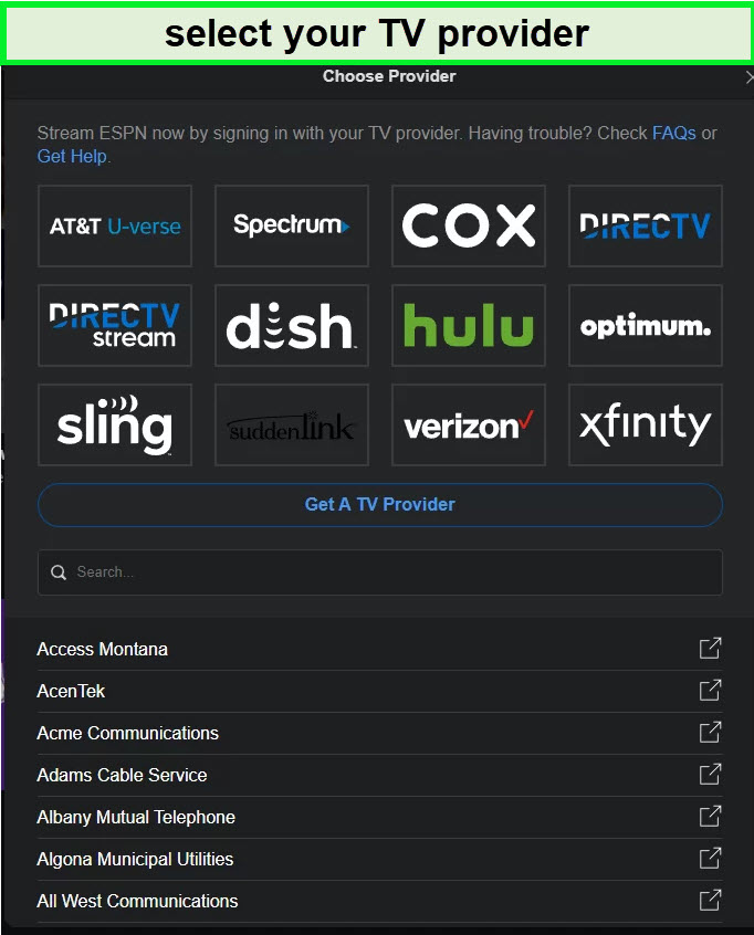 search-tv-provider-to-chromecast-espn-in-India