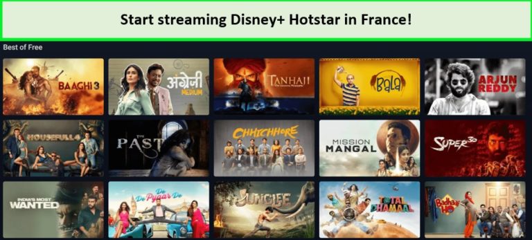  Commencez à diffuser Disney Plus Hotstar en France. 