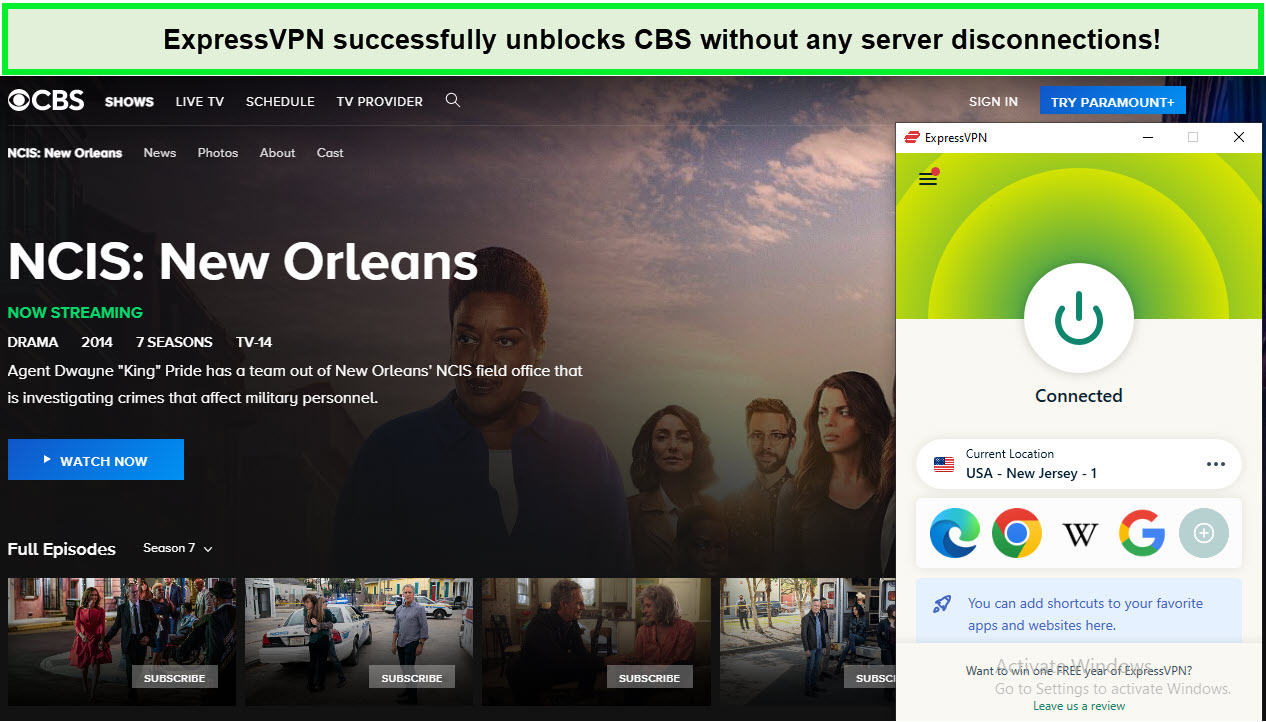  Entsperren Sie CBS All Access mit ExpressVPN. in - Deutschland 