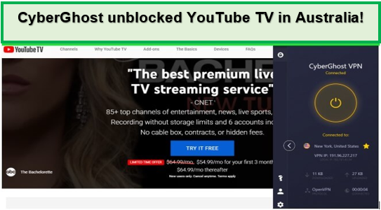 unblock-youtube-tv-with-cyberghost-au