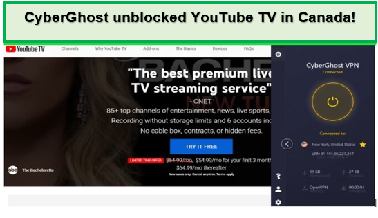 unblock-youtube-tv-with-cyberghost-ca