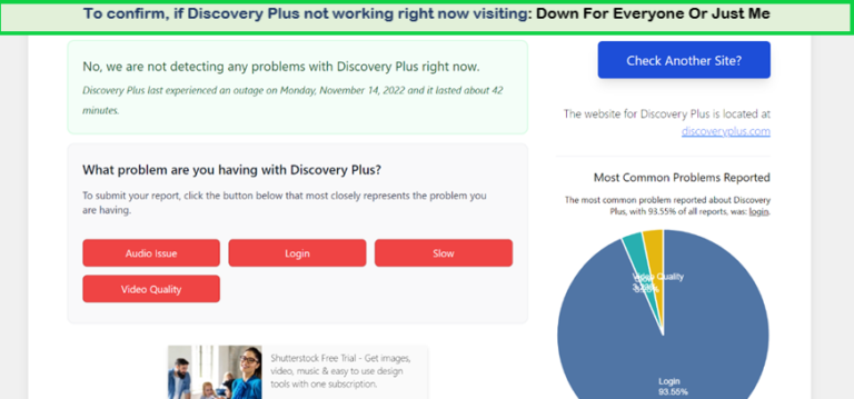visit-discovery-plus-server-on-Down-For-Everyone-Or-Just-Me-website-in-au
