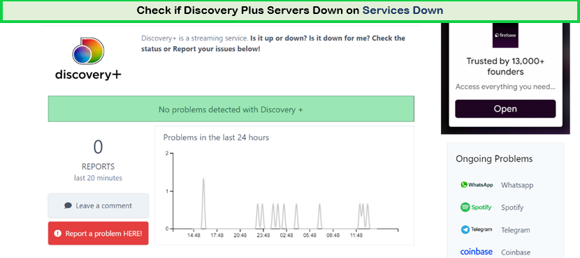 check-us-discovery-plus-server-on-service-down-in-Germany