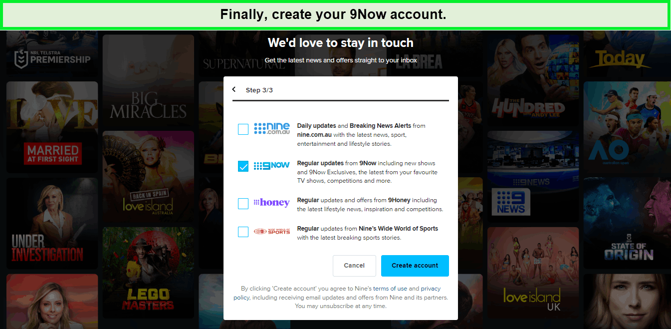 create-your-9now-account-in-usa