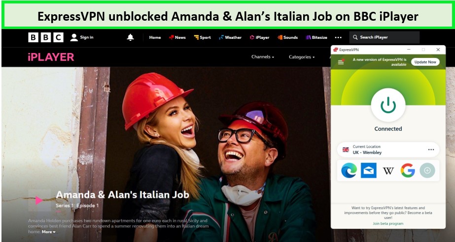 Expressvpn-unblock-Amanda-Alans-iItalian-Job-in-France