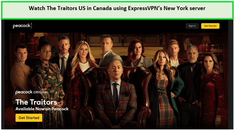 Watch-The-Taitors-US-in-Canada-using-ExpressVPN’s-New-York-server
