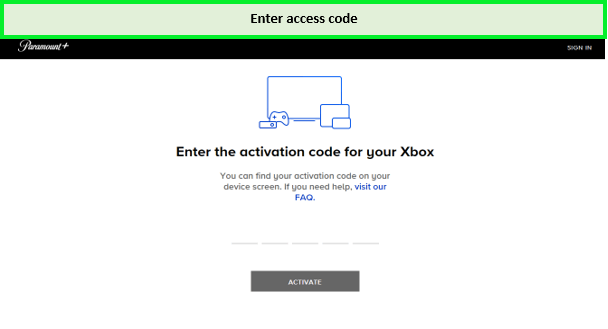 enter-access-code-of-xbox