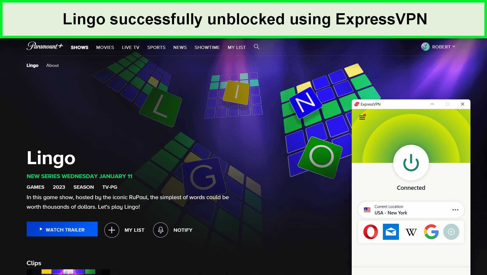 unblocked-lingo-outside-usa-using-ExpressVPN