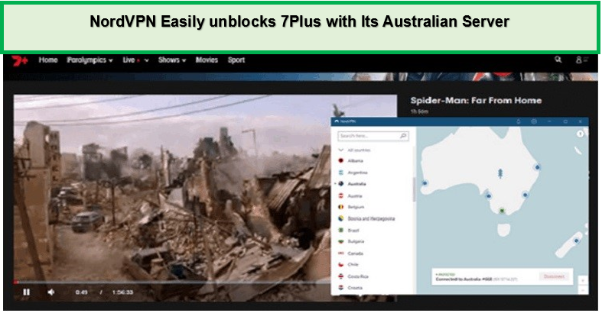 unblocked-7plus-with-nordvpn-in-Spain