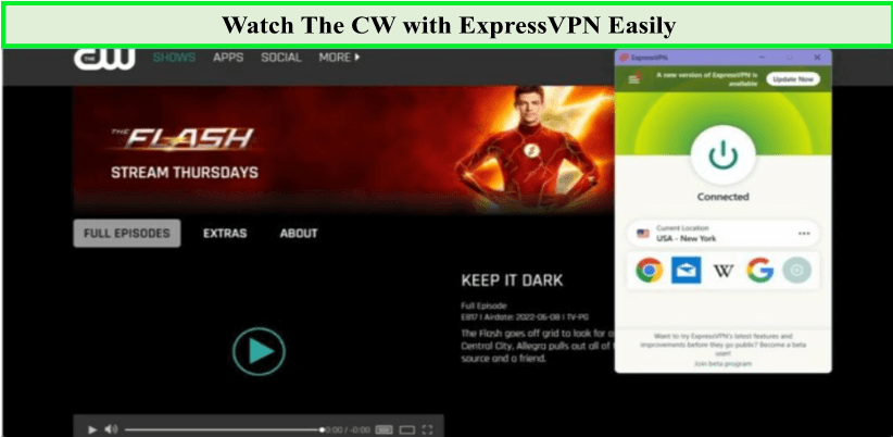  Débloquez The CW avec ExpressVPN in - France 