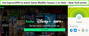 use-expressvpn-to-watch-santo-maldito-season-1-on-hulu-outside-USA