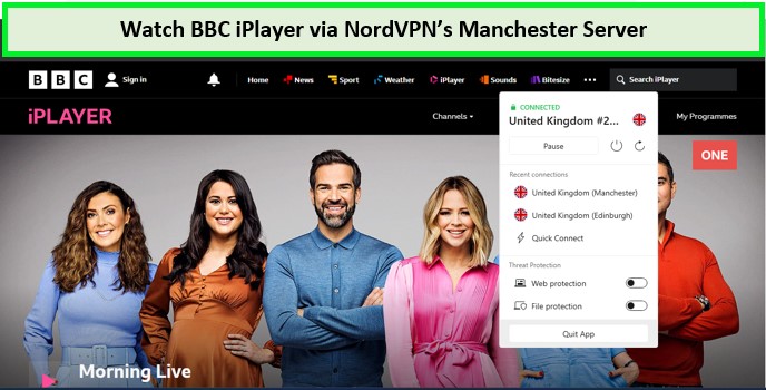  Bekijk BBC iPlayer via NordVPN in Nederland. 