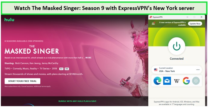 watch-the-masked-singer-season9-on-hulu-in-Canada-with-expressvpn
