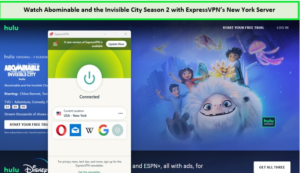 Connect-to-USA-Server-to-watch-Abominable-and-the-Invisible-City Season-2-in-New Zealand-on-Hulu