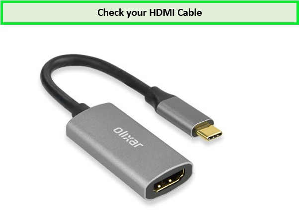 vérifiez le câble HDMI in - France 