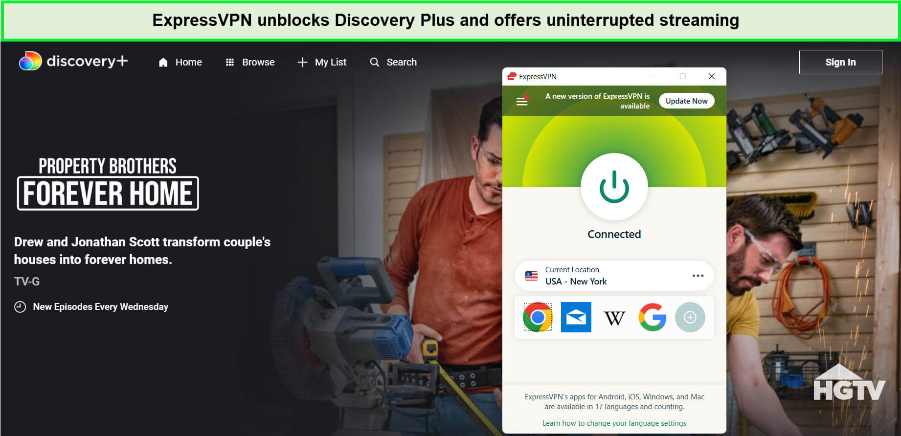 expressvpn-unblocks-property-brothers-forever-home-season-8-on-discovery-plus-in-Spain