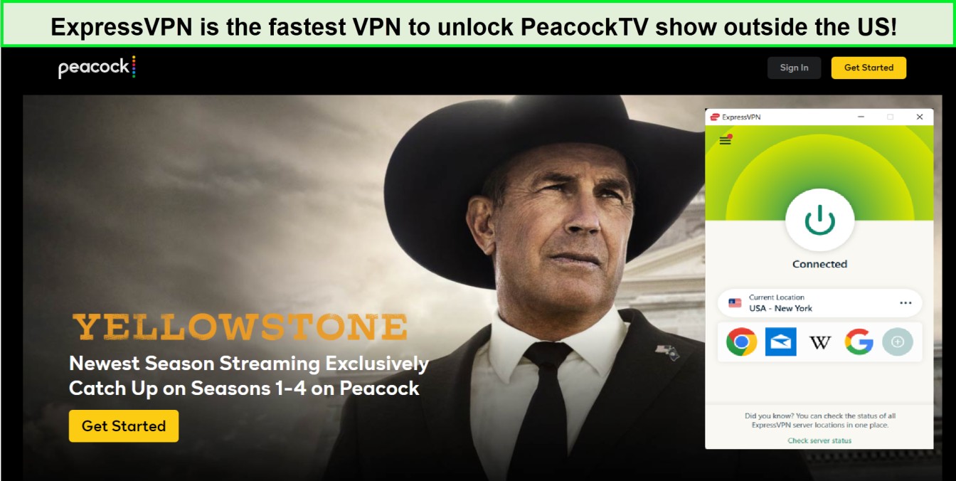 expressvpn-unlock-yelloestone-on-peacock-tv
