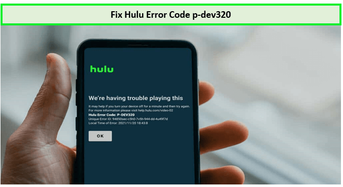  Résoudre l'erreur Hulu Pdev 320 in - France 