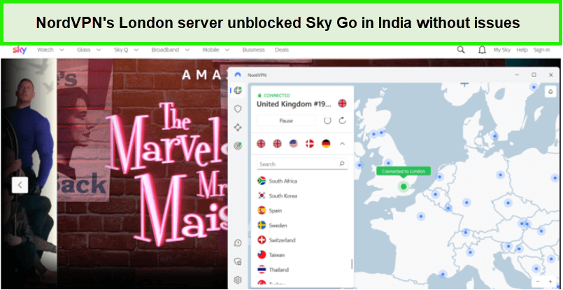 unblocked-sky-goin-India-with-nordvpn-