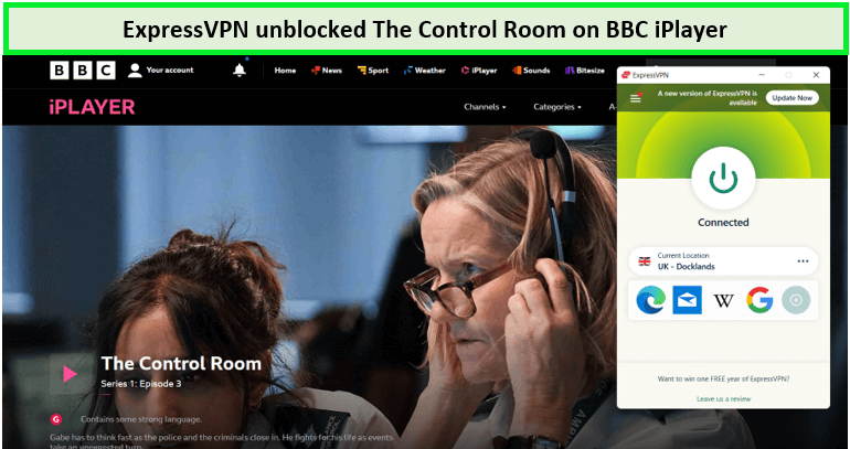  ExpressVPN desbloqueó la Sala de Control en BBC iPlayer in - Espana 