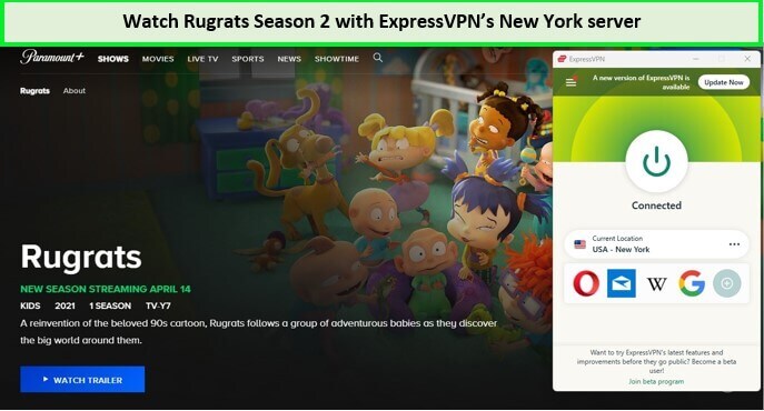 Watch-rugrats-season-2-with-expressvpn-on-paramount-plus-in-South Korea