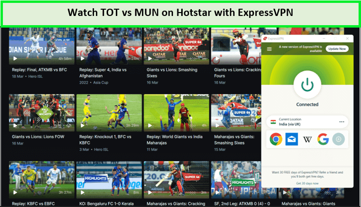 Watch-TOT-vs-MUN-on-Hotstar-with-ExpressVPN