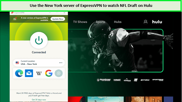  ExpressVPN zum Entsperren des NFL-Drafts in - Deutschland Auf Hulu 