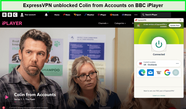  ExpressVPN desbloqueó a Colin de las cuentas en BBC iPlayer. 