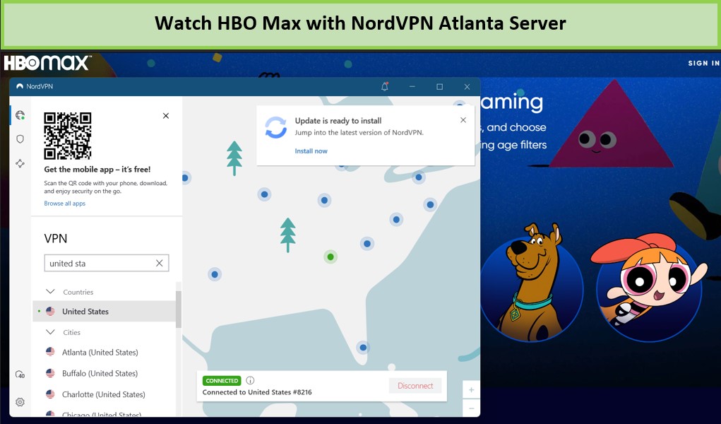 hbo-max-with-nordvpn-outside-USA