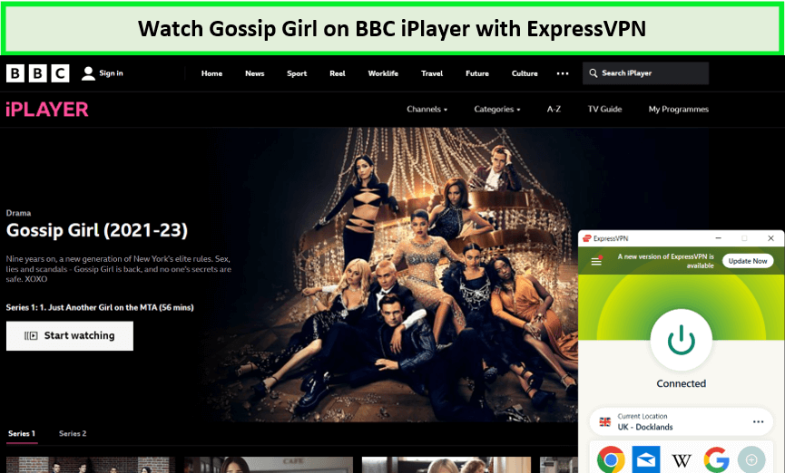  Mira Gossip Girl en BBC iPlayer  -  Con ExpressVPN, puede desbloquear contenido, navegar de forma segura y proteger su privacidad en línea. Con ExpressVPN, puede desbloquear contenido, navegar de forma segura y proteger su privacidad en línea. 