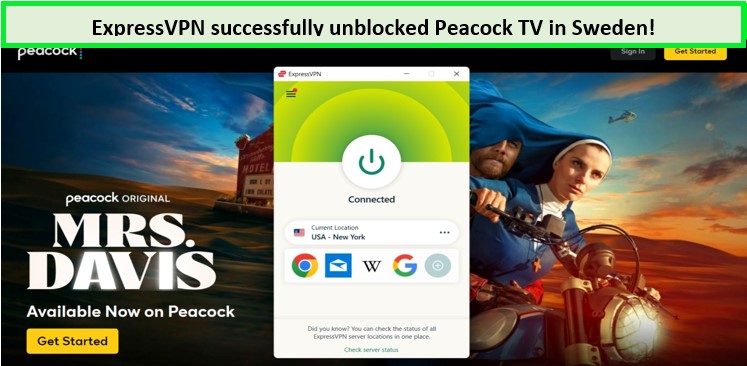 ExpressvPN-unblocked-peacock-tv-in-Sweden