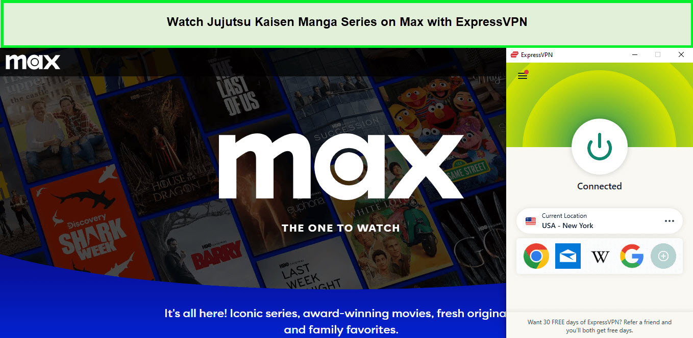 Watch-Jujutsu-Kaisen-Manga-Series-in-France-on-Max-with-ExpressVPN