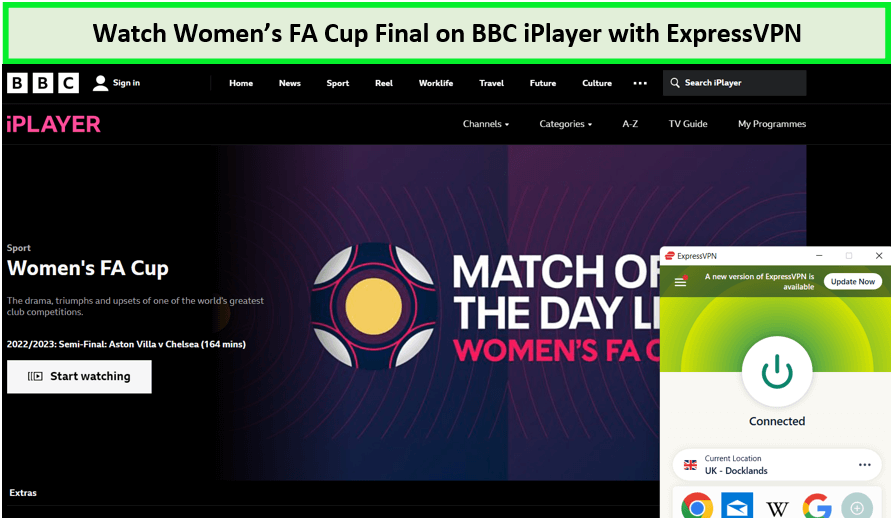 expressvpn-unblocked-women-fa-cup-final-2023-on-bbc-iplayer-in-Spain