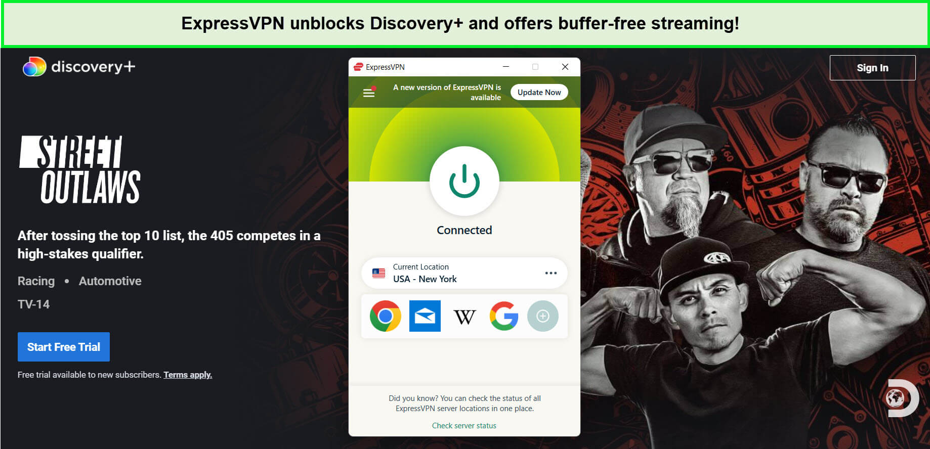 expressvpn-unblocks-street-outlaws-locals-only-on-discovery-plus-in-South Korea
