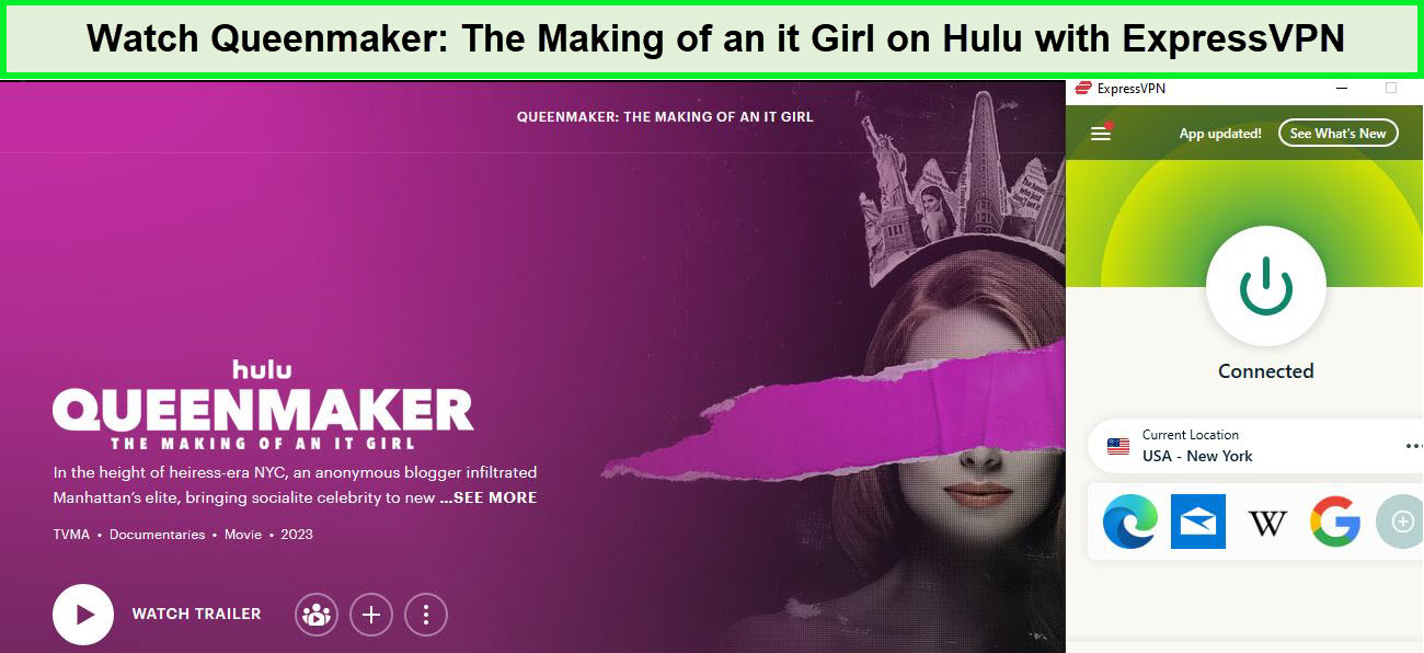 watch-queenmaker-the-making-of-an-it-girl-with-expressvpn-on-hulu-in-Canada