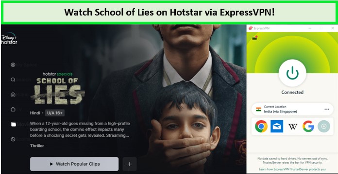 Waatch School of Lies   on Hotstar