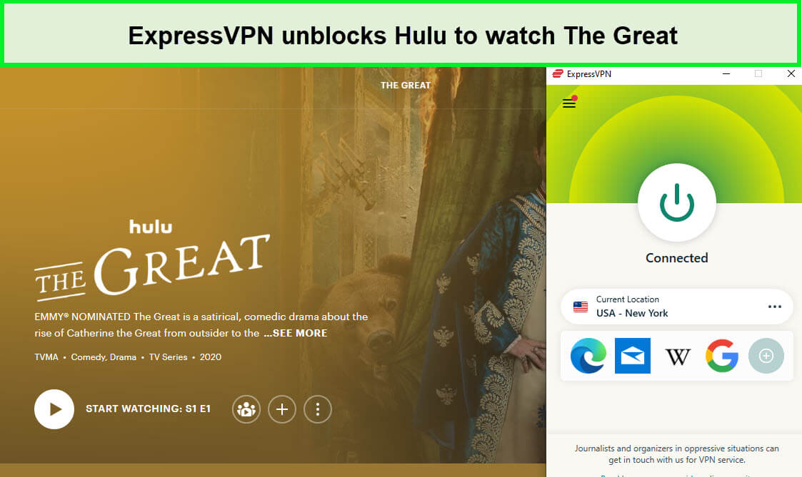 Watch-The-Great-in-Canada-on-Hulu-with-expressVPN