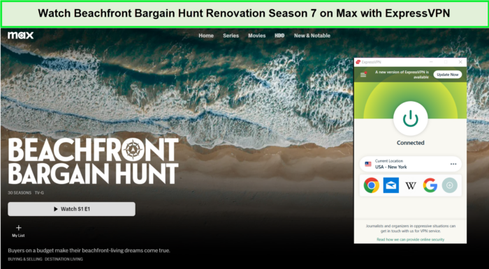 Watch-Beachfront-Bargain-Hunt-Renovation-Season-7-on-Max-with-ExpressVPN-in-Australia