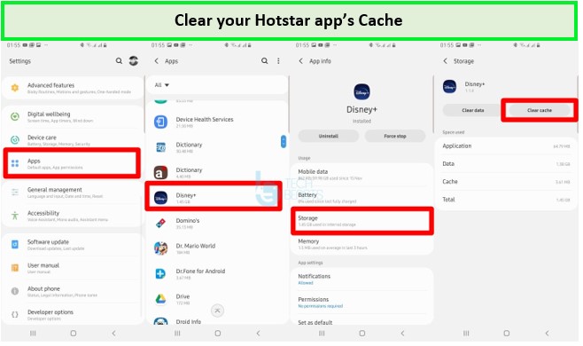 Clear-app-cache-to-fix-Hotstar-DRM-Issue--