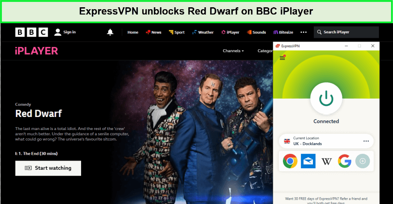 express-vpn-unblocks-red-dwarf-in-South Korea-on-bbc-iplayer