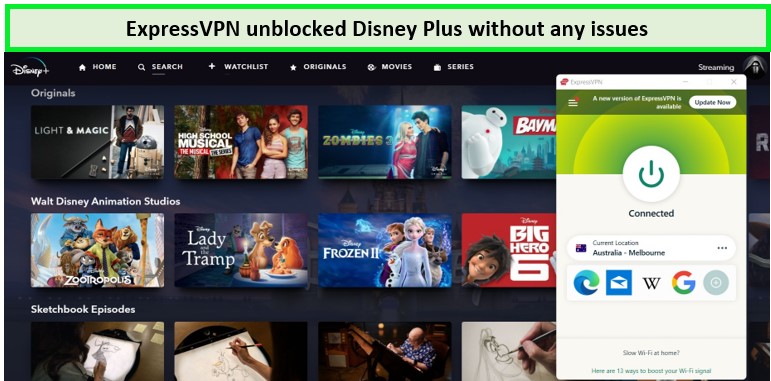 ExpressVPN unblocks Disney+   