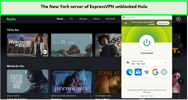  ExpressVPN desbloquea Hulu in - Espana 