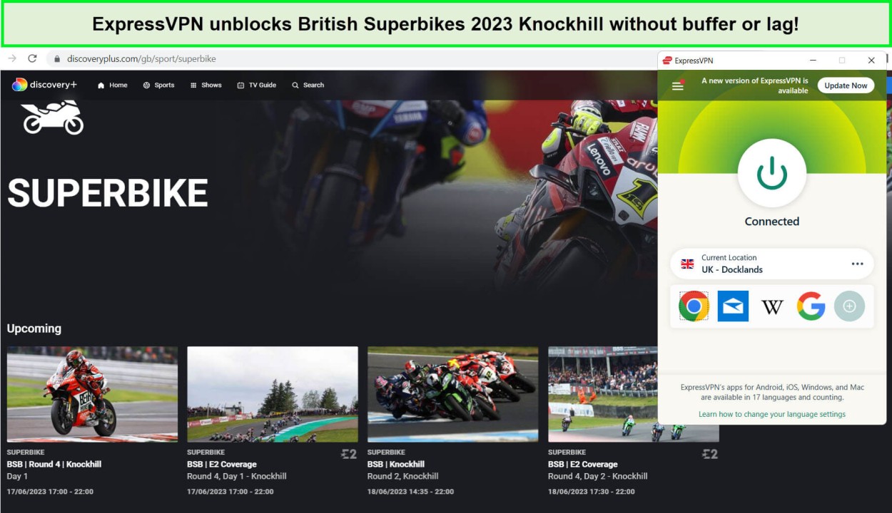 expressvpn-unblocks-british-superbikes-2023-knockhill-on-discovery-plus-in-South Korea
