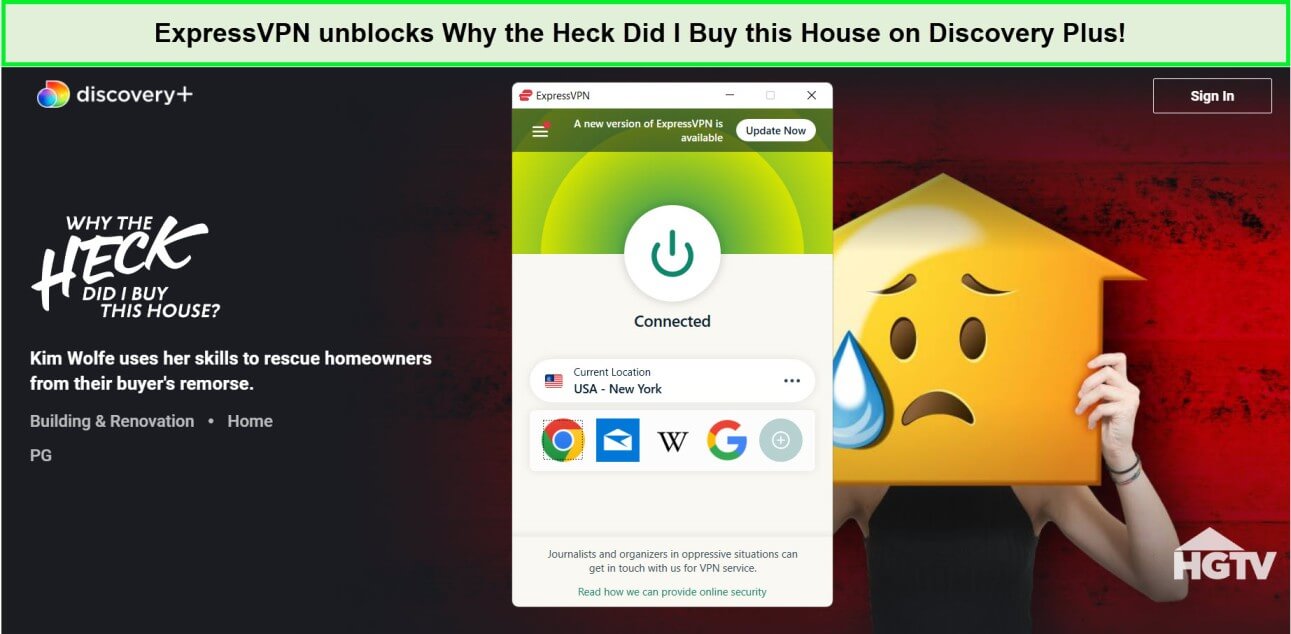 expressvpn-unblocks-why-the-heck-did-i-buy-this-house-season-two-on-discovery-plus-in-Hong Kong
