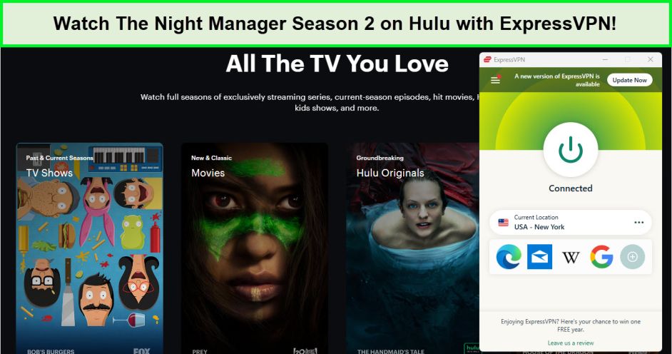  Nachtmanager op Hulu in - Nederland Met ExpressVPN kun je anoniem en veilig surfen op het internet. 