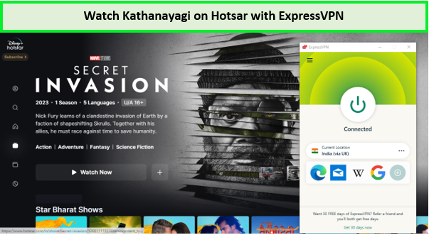 Watch-Kathanayagi-in-New Zealand-on-Hotstar-with-ExpressVPN