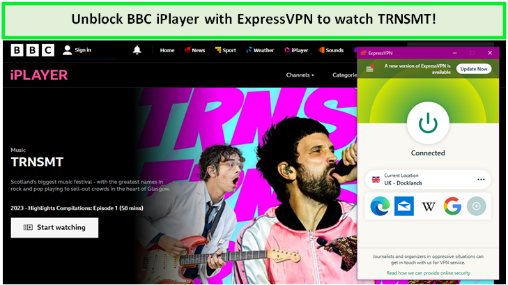 Watch-TRNSMT-in-Spain-on-BBC-iPlayer-with-ExpressVPN
