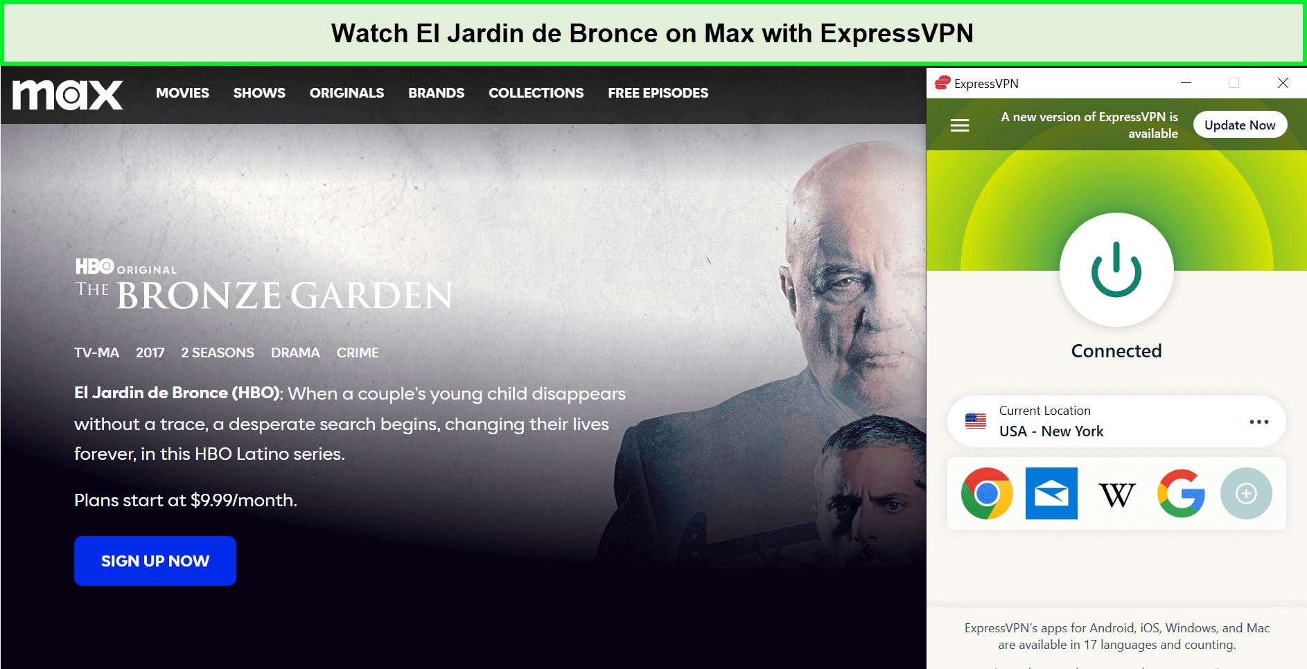 Watch-El-Jardin-de-Bronce-in-Italy-on-Max-with-ExpressVPN